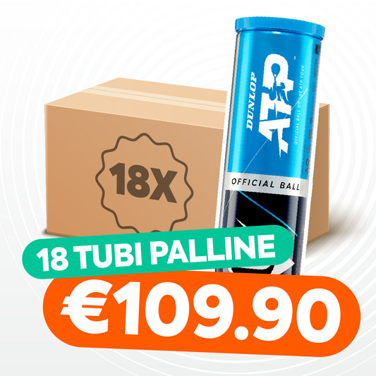 Promo 18 Balls Tubi Dunlop ATP