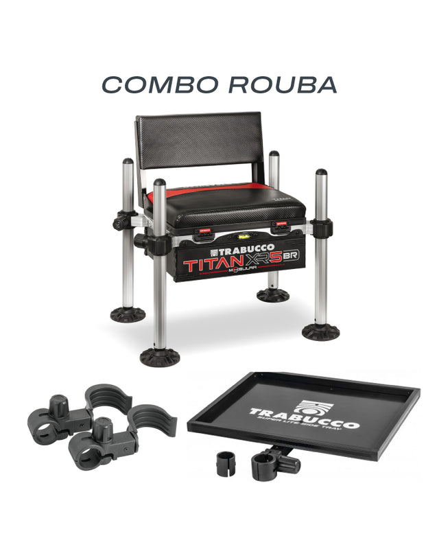 Combo Panchetto Titan XR5 Back Rest + Rod Rest