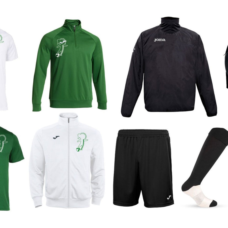 Kit de fútbol de Minerva con mochila