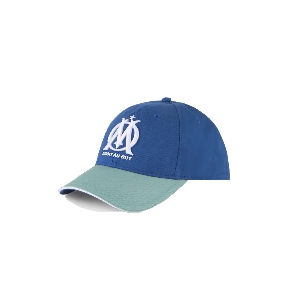 Berretto Ufficiale Olympique De Marseille Fan OM - Regolabile, Poliestere Con Logo Ricamato - Unisex Adulto