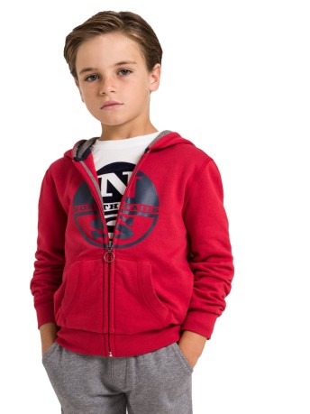 Hoody Junior Full Zip Sweater blue variant 1