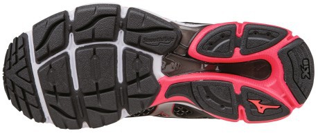 Zapatillas de damas de la Onda de los Últimos 7 neutro A3 negro rosa