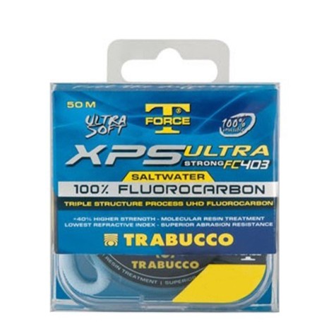 Filo Fluorocarbon XPS Ultra Strong Saltwater T-Force 50 m