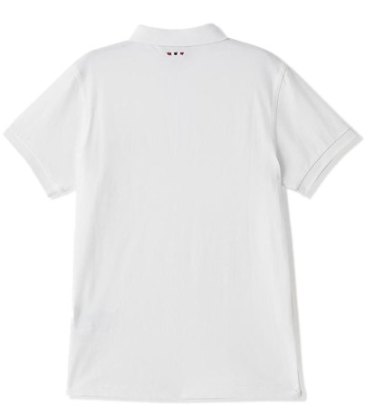 Poloshirt Casual-Enora-Jersey-Weiß