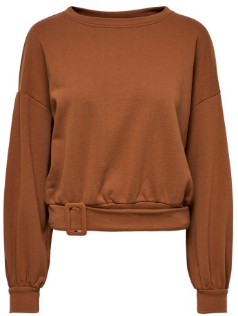 Sweatshirt Woman OnlTiri Front Orange