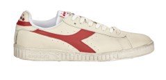 Scarpe Uomo Game L Low Waxed bianco rosso