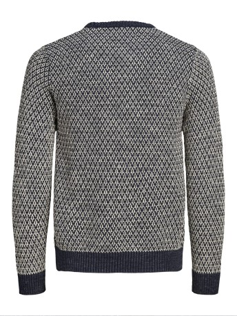 Mens Pullover texure to the blue jersey