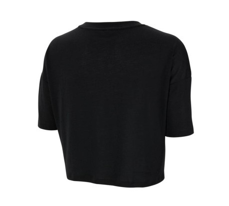 T-Shirt Donna Training Dri-FIT Crop Short Sleeve nero 