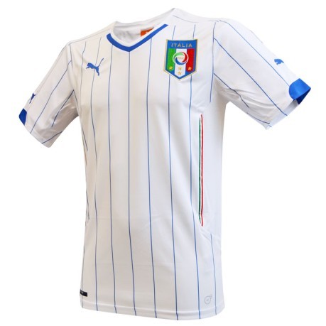 La segunda réplica de la camiseta de fútbol de Italia de la copa del Mundo 2014