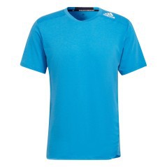 T-Shirt Uomo Designed for Training azzurra fronte