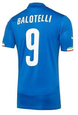 Maglia ufficiale Italia Home Balotelli