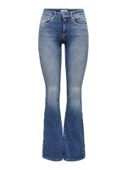 Jeans Donna Blush Life Mid Flared fronte blu