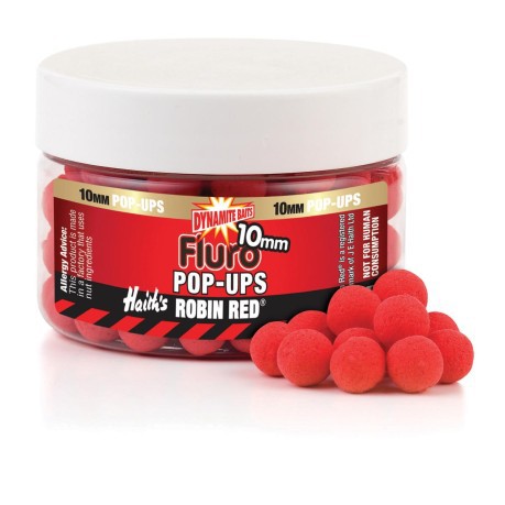 Robin Red Fluro Pop-Ups 10 mm