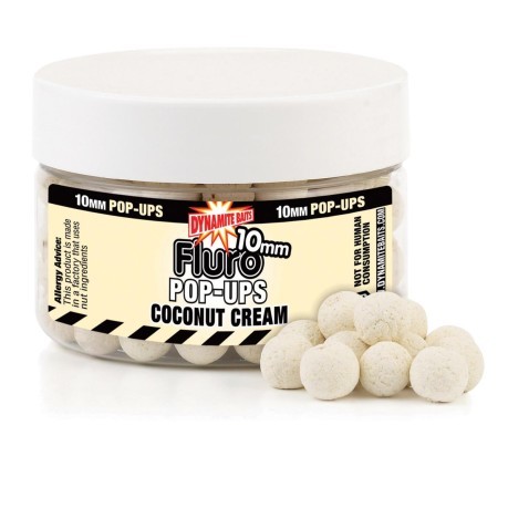 Coconut Cream Fluro Pop-Ups 10 mm