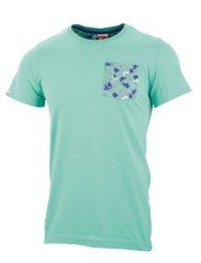 Men's T-shirt Floral Pocket