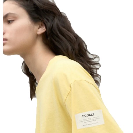 T-shirt  Donna Living giallo fronte