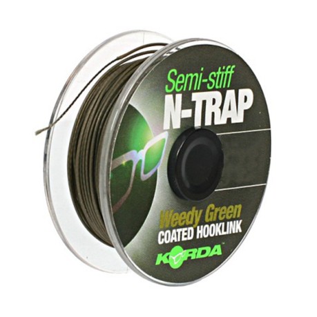 Tressé recouvert N-Trap Semi Rigide Verte 30 lb vert