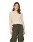 Maglione Donna Cropped Knitted Pullover - indossato fronte