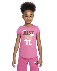 T-shirt Bambina Sweet Swoosh "Just Do It" modello fronte