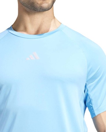 T-Shirt Uomo Gym+ SEBLBU - fronte indossato