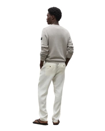Pantaloni Uomo Ethica in Lino                                              modello fronte