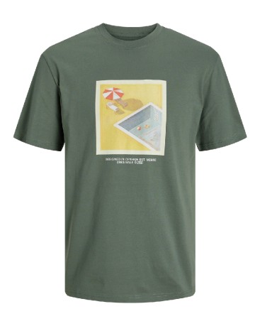 T-Shirt Uomo Stampa Graphic SS                                   modello fronte