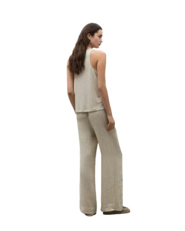 Pantaloni Donna Mosa in Lino                                              modello fronte