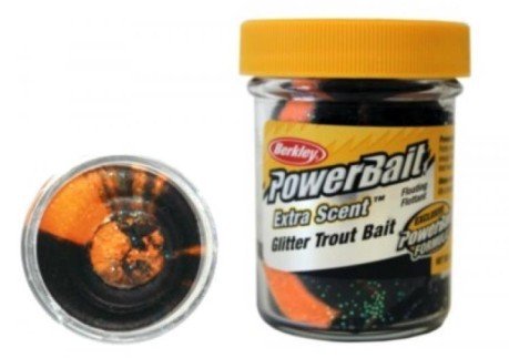 Powerbait Glitter Trout Bait Fluo Arancio