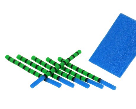 Espuma de Libélula Órganos de 2,8 mm de color Verde-Azul