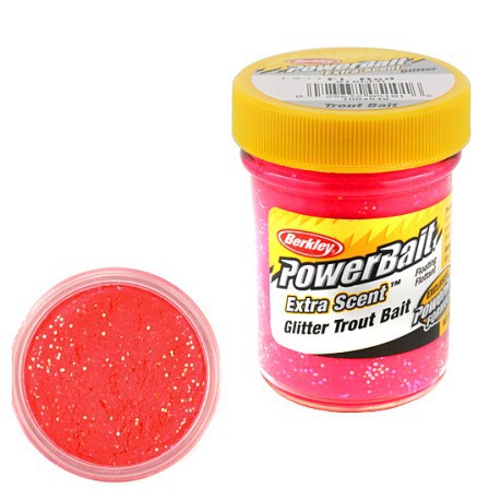 Berkley Powerbait Glitter Trout Bait Fluo Orange