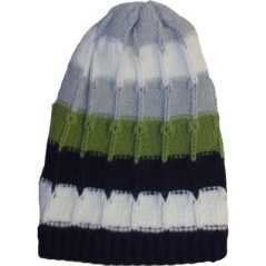 Gorra de lana larga de rayas Marini Silvano