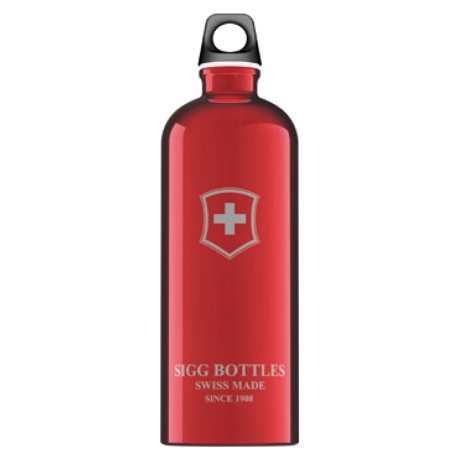 Bottle Swiss Emblem Red 1 lt