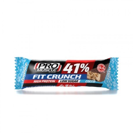 Barra de proteína de alta Ajuste Crunch Bar 41%