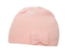- Mütze-mädchen mit rosa schleife
