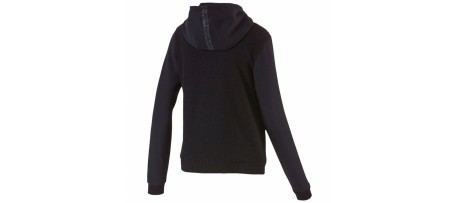 Sweatshirt woman Fabric Miz Zip Hoody black