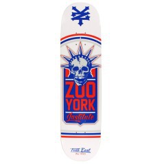 Tisch Skateboard Deck Liberty Leuge Weiß