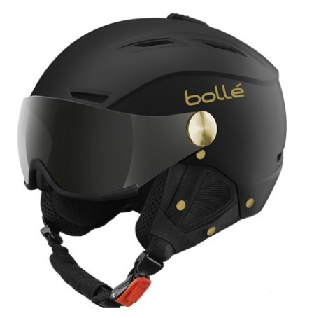 Ski helmet Backline Visor black yellow