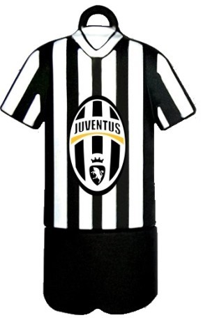 PenDrive 8GB Ufficiale Juventus  bianco nero