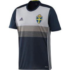 Shirt mens Sweden Away Replica blue grey 6