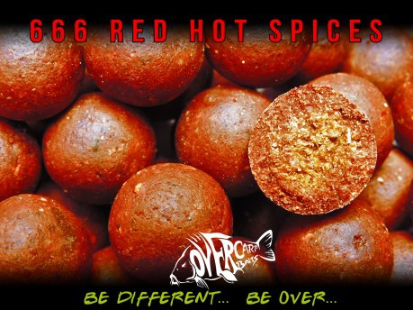 Boilies de Red Hot Chili Especias 20 mm, 750 g