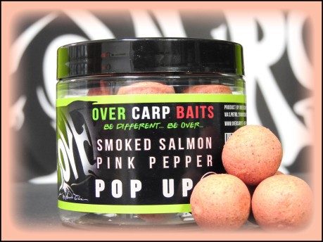 Boilies Pop-Up Smoked Salmon, Pink Pepper 16 mm