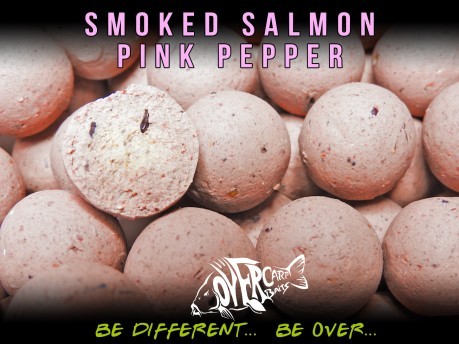 Boilies Smoked Salmon Pink Pepper20 mm rosa confezione