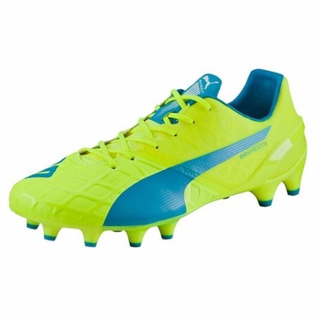 Football boots Evo Speed 1.4 Fg yellow blue