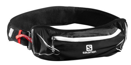 Backpack waist belt Agile Belt 500 with water bottle black front