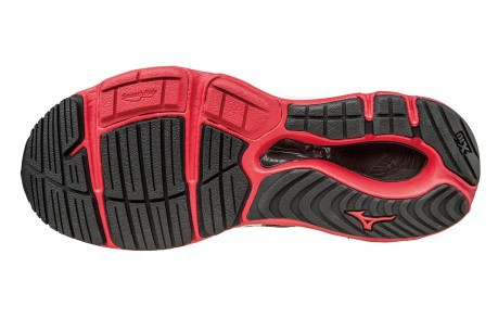 Zapatillas de los Hombres de Onda Paradoja Estable 2 A4 negro rojo