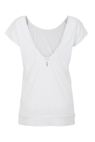 T-shirt Donna Stampa City bianco 