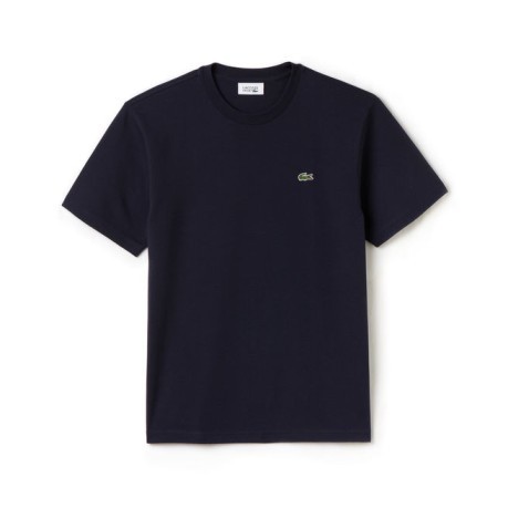 T-Shirt hommes, Pique Rond bleu de variante - 1