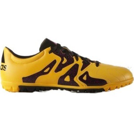 Football boots X 15.3 TF Leather yellow brown