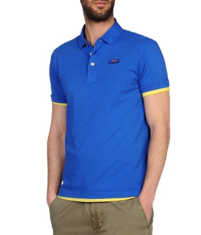 Poloshirt Eobre Jersey-blau, variante 1