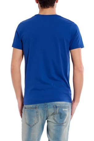 Camiseta de hombre de la Bodega del Antiguo Piratas frente azul